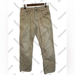 prAna Tan Corduroy Pants Sz 30